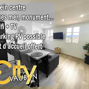 Appartement Emplacement Unique, Vue Ville&mer Cityvauban, Grasse